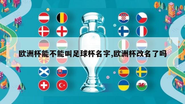 欧洲杯能不能叫足球杯名字,欧洲杯改名了吗