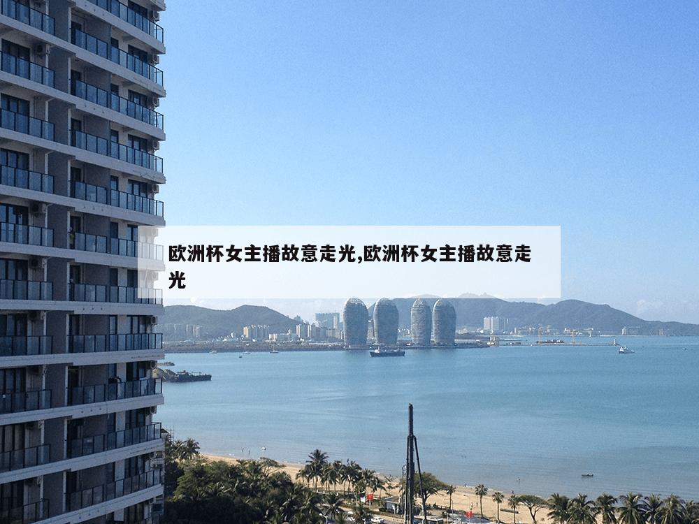 欧洲杯女主播故意走光,欧洲杯女主播故意走光