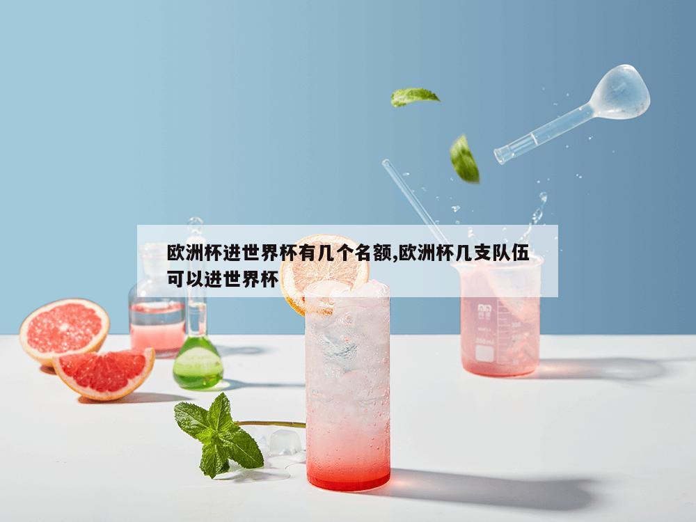 欧洲杯进世界杯有几个名额,欧洲杯几支队伍可以进世界杯